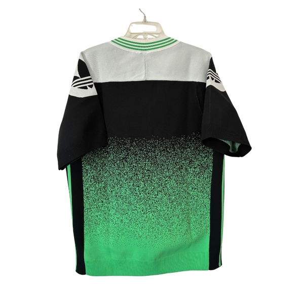 Adidas Originals Basketball Jersey Dress Black Green JJ3144 Women’s M Rare - Picture 8 of 15